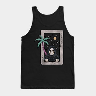 Card and skull Tank Top